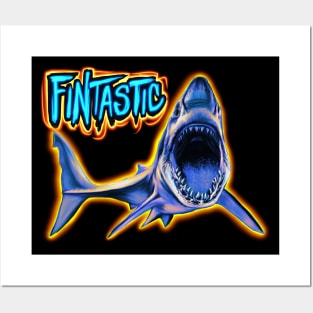 Sharks Are Fintastic Posters and Art